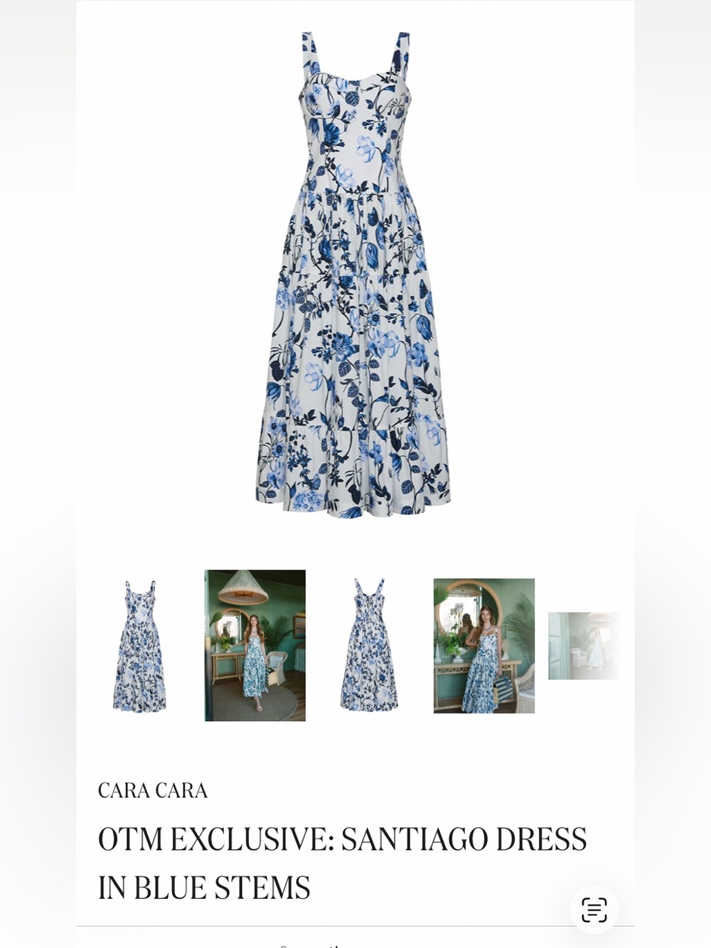 Cara Cara x Over the Moon Santiago Dress